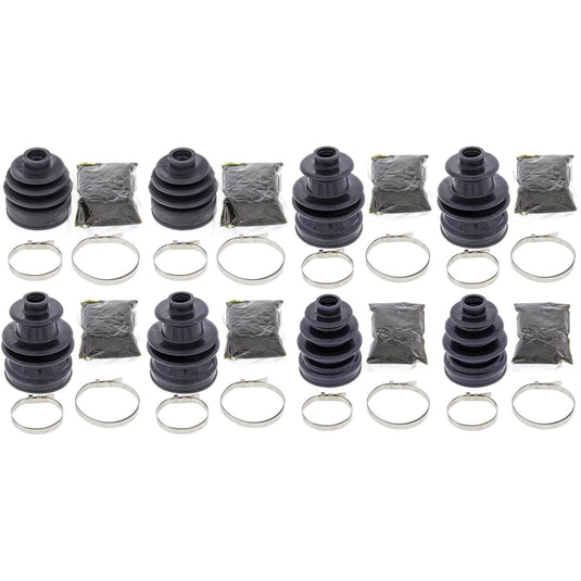 Complete Front & Rear Inner & Outer CV Boot Repair Kit Yamaha VIKING 700 14-15