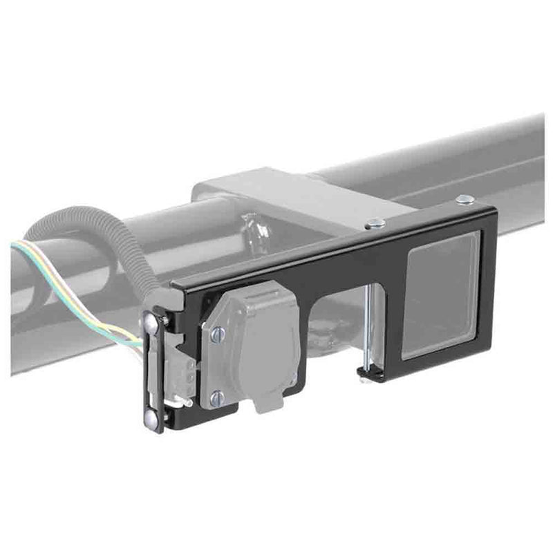 Load image into Gallery viewer, Easy-Mount Electrical Wiring Bracket for 4 or 5-Way Flat &amp; 6 or 7-Way Round, fits 2-1/2" Receiver Hitch
