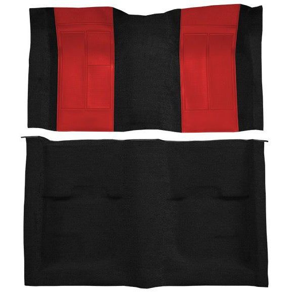 ACC Replacement Carpet Kit For 1970 Ford Mustang Mach I with 2 Red Inserts Fastback - CHOOSE COLOR