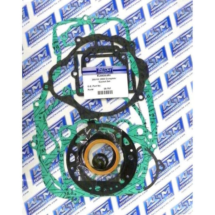 WSM Complete Gasket Kit For Kawasaki 250 KX 2004 25-757