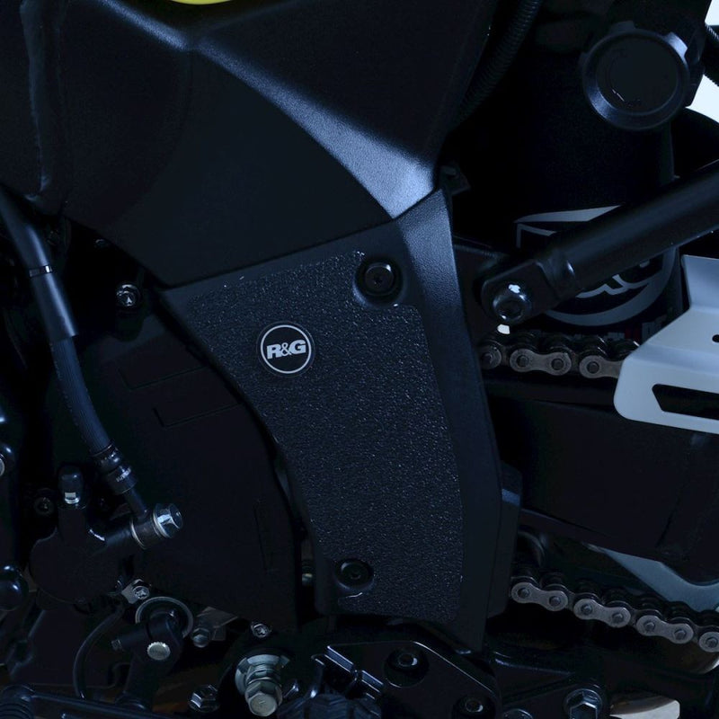Load image into Gallery viewer, R&amp;G Racing Black Boot Guard Kit For 2020-2022 Suzuki Vstrom 1050 DL1050
