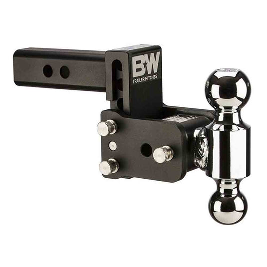 Tow & Stow Double-Ball Ball Mount, 3" Drop, 1-7/8" & 2" Hitch Balls, fits 2" Receiver