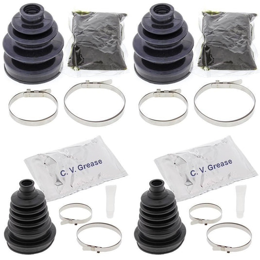 Complete Front Inner & Outer CV Boot Repair Kit LT-F4WDX King Quad 300 96-98