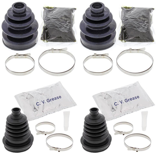 Complete Front Inner & Outer CV Boot Repair Kit LT-F4WDX King Quad 300 96-98