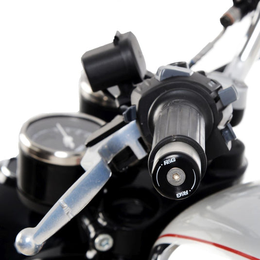 R&G Racing Black Bar End Sliders For 2023-2024 BSA Gold Star BE0213BK