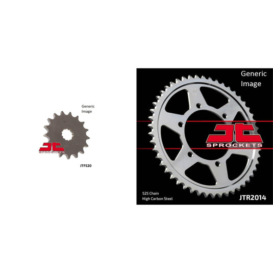 Front & Rear Sprocket Kit for Street TRIUMPH 675 Daytona/R 2006-2013