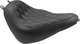 Mustang Wide Tripper Solo Seat Diamond Stitch Black 83008