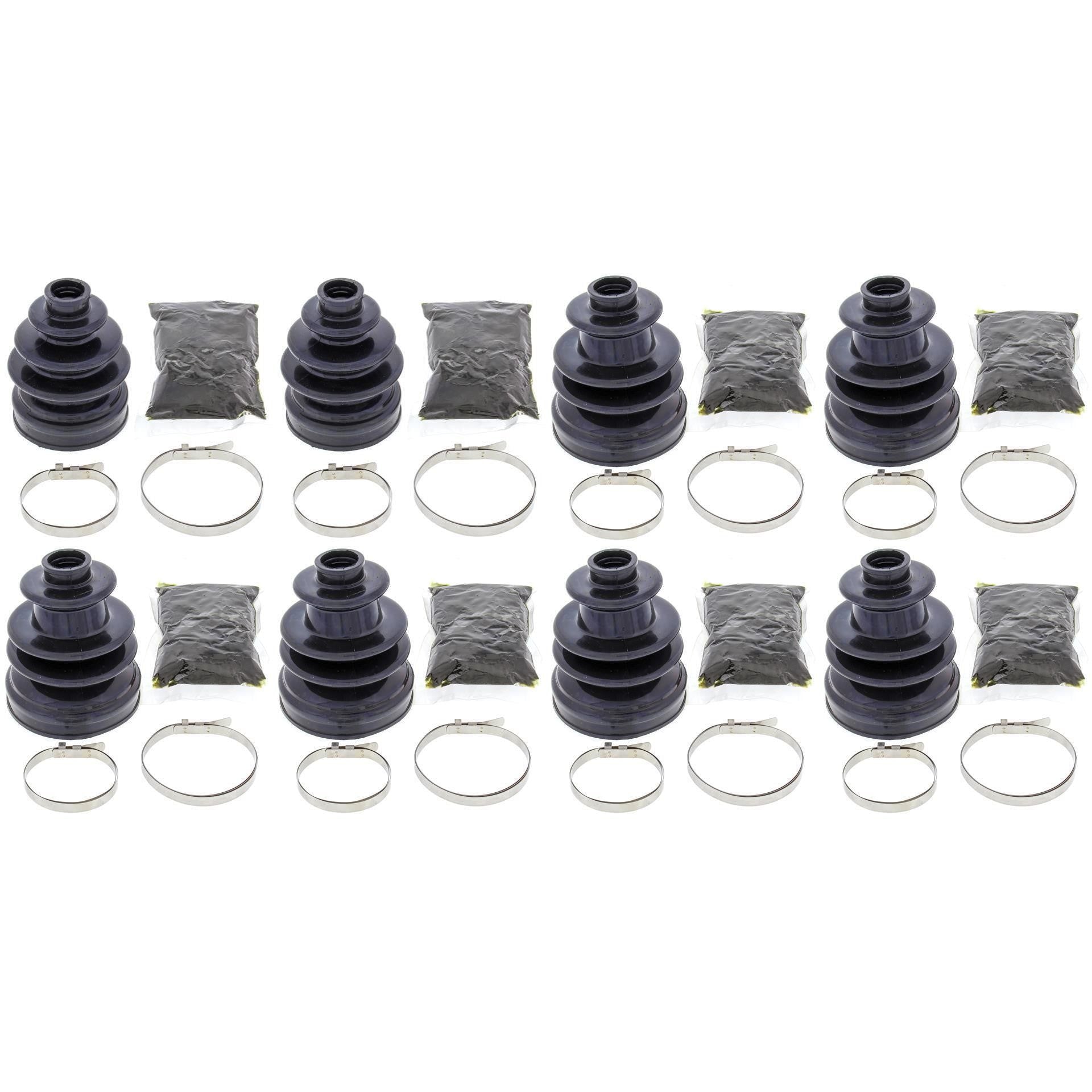 Complete Front & Rear Inner & Outer CV Boot Repair Kit Outlander 1000 XMR 13-14
