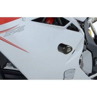 R&G Racing Black Aero Style Crash Protection Bobbins For 2010-2018 MV Agusta F4