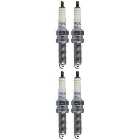 Set 4 NGK Standard Spark Plugs for Yamaha STRYKER 2011 Engine 1300cc