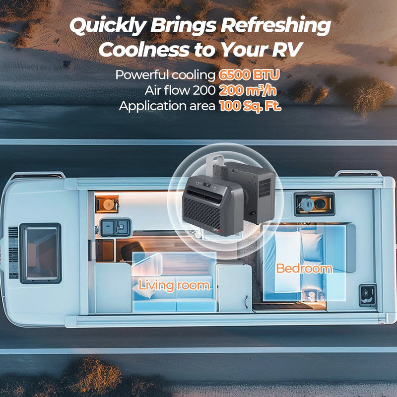 Load image into Gallery viewer, Fogatti InstaCool Go Portable Window Air Conditioner, 6500 BTU Mini Split, U Shaped
