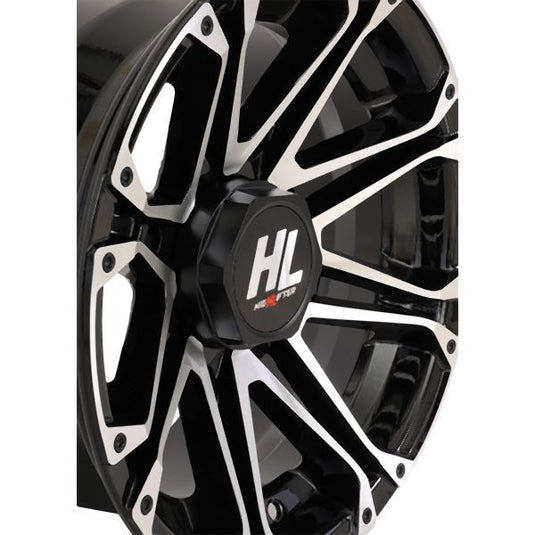 High Lifter 14x7 4/137 4+3 Gloss Black Machined HL3 Wheel 14HL03-1137
