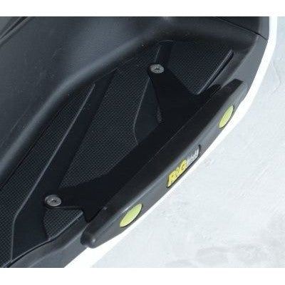 Load image into Gallery viewer, R&amp;G Racing Black Footboard Sliders For 2013-2020 Yamaha XMAX 400 TP0018BK
