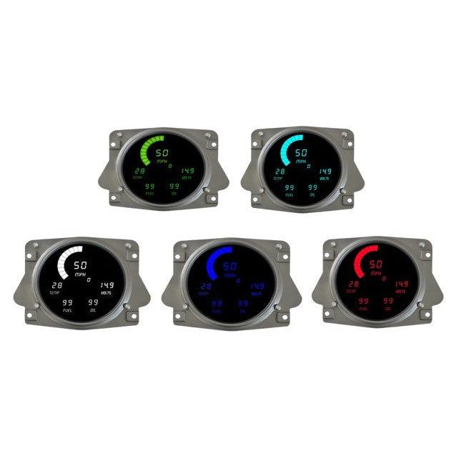 Load image into Gallery viewer, Intellitronix Red OEM Replacement Digital LED Gauge Panel For Ford Bronco 1966-1977
