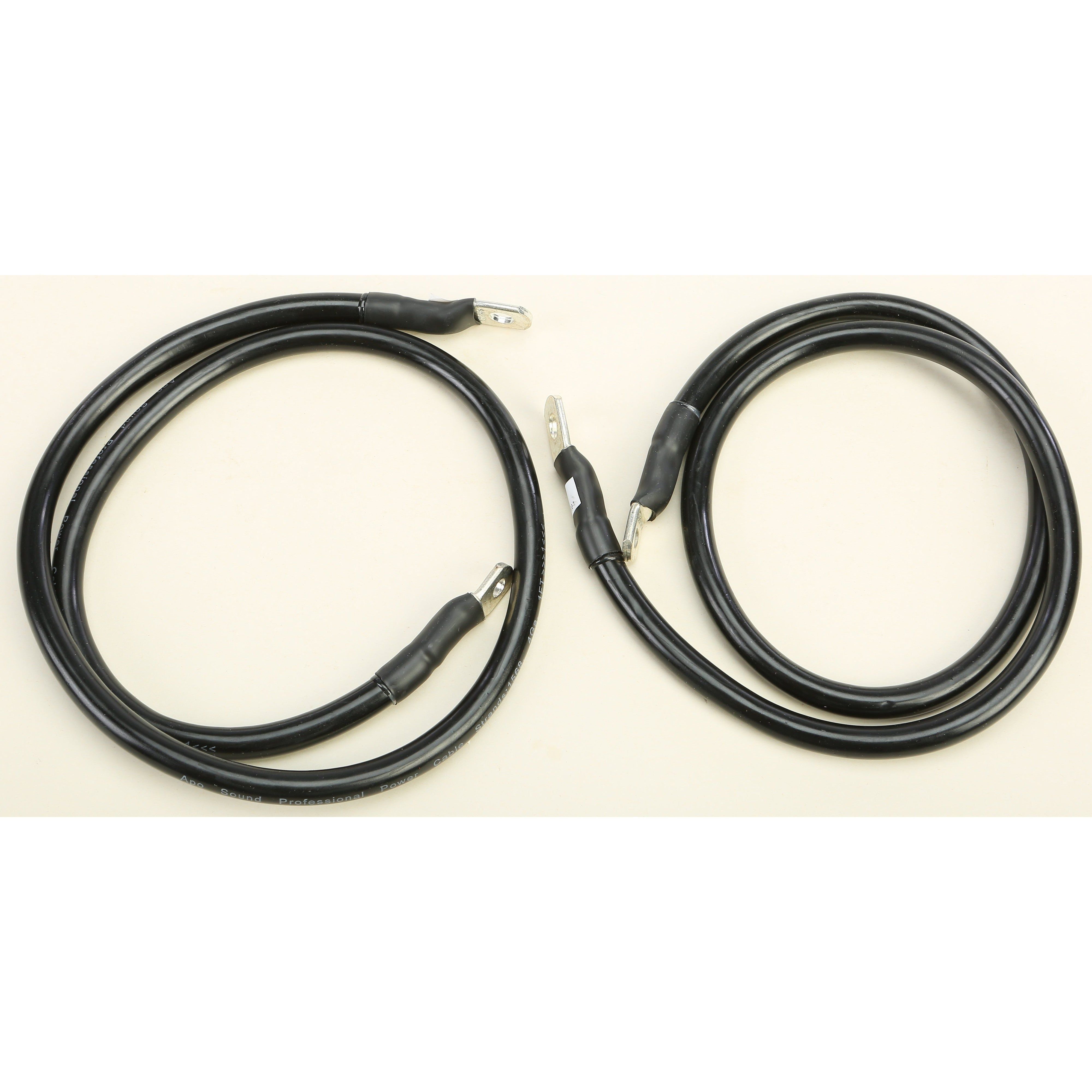 All Balls Black Hi-Performance 4 Gauge Battery Cables 79-3008-1
