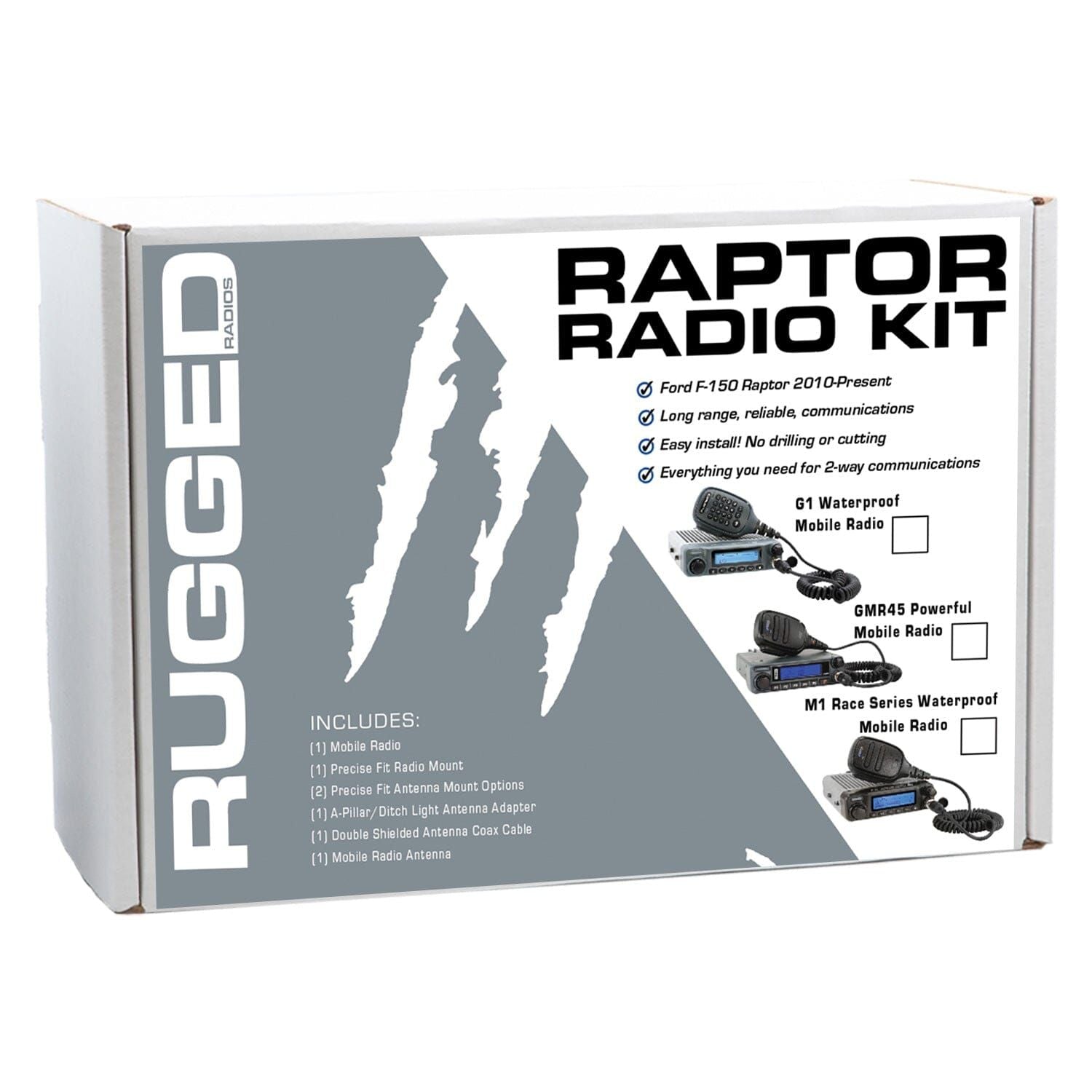 Rugged Radios Ford Raptor Two-Way Mobile Radio Kit