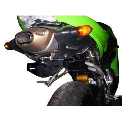 Load image into Gallery viewer, R&amp;G Racing Black Tail Tidy License Plate Holder For 2005-2006 Kawasaki Ninja ZX6R ZX636C
