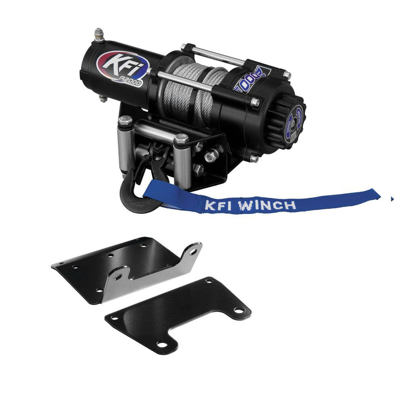 Load image into Gallery viewer, 2000 lb KFI Winch Combo Kit (M5) For 2011-2013 Arctic-Cat 425 CR 4x4
