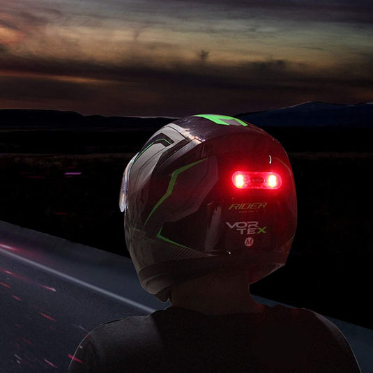 Trailstrike LED Motorcycle Bike Bicycle Red Rear Helmet Light Lamp