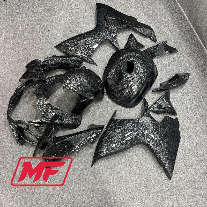 Load image into Gallery viewer, Monster Fairings Full Kit Suzuki GSXR600-750 11-22 Forged Carbon Fiber Style + Windshield + Gas Tank Cover
