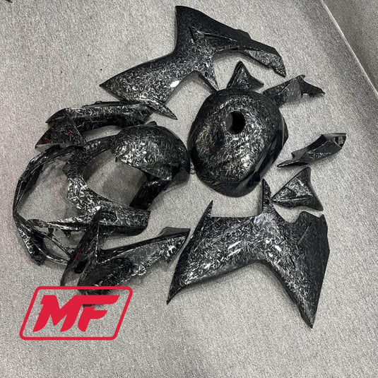 Monster Fairings Full Kit Suzuki GSXR600-750 11-22 Forged Carbon Fiber Style + Windshield + Gas Tank Cover