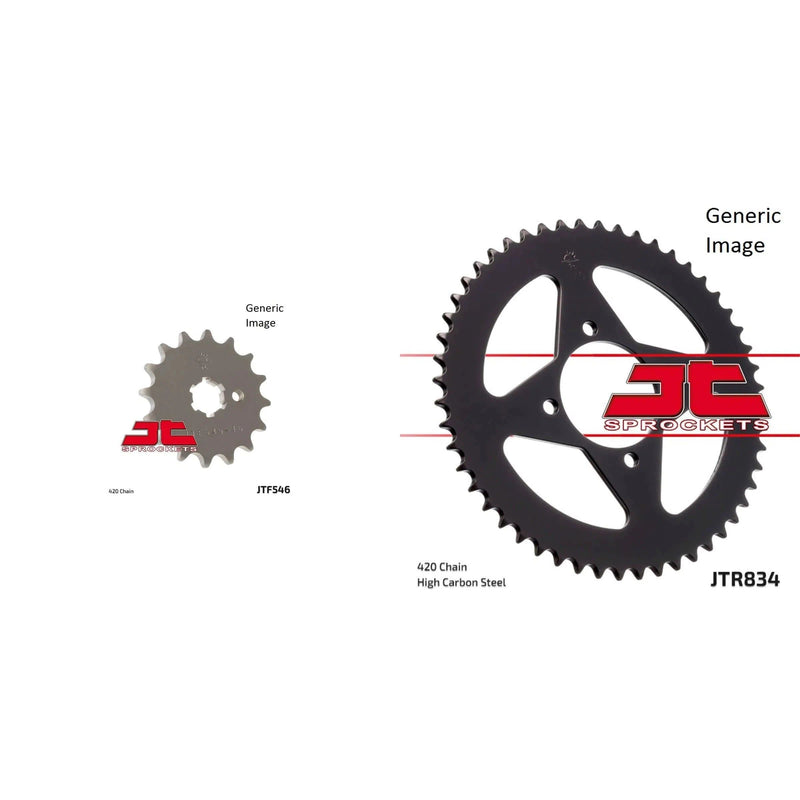 Load image into Gallery viewer, Front and Rear Steel Sprocket Kit for OffRoad YAMAHA TTR90/E 2000-2007
