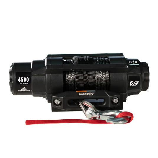 Viper 4500lbs V3 Winch Black Rope With Mount For Honda Rancher 420 2007-2013