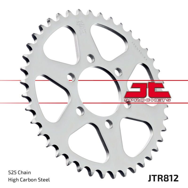 Load image into Gallery viewer, JT Sprockets Rear Steel Sprocket 41 Tooth 41T 525 Chain JTR812.41
