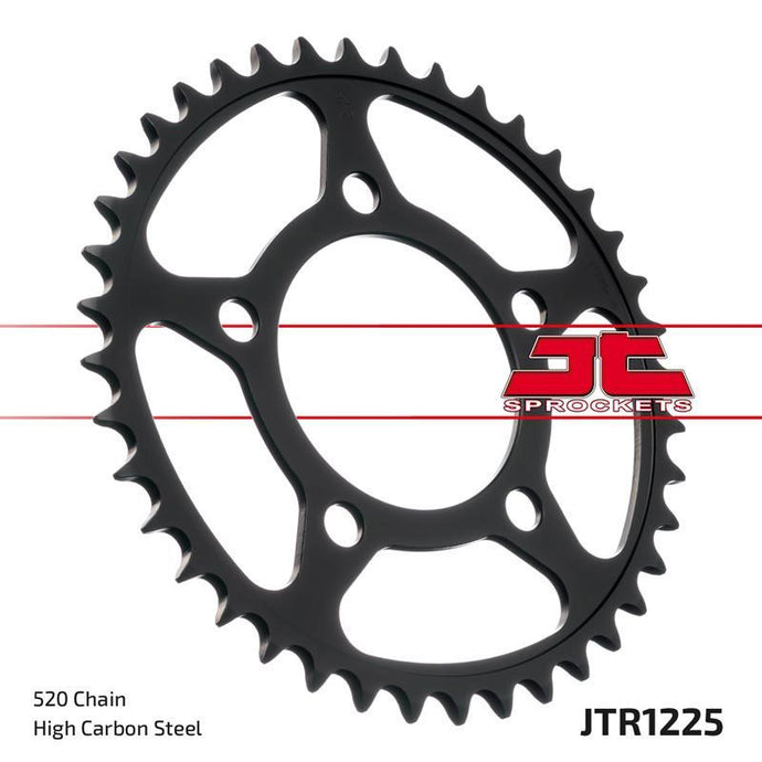 JT Sprockets Rear Steel Sprocket 40 Tooth 40T 520 Chain For Honda Rebel 500 CMX500 ABS H,J,K 2017-2019 JTR1225.40