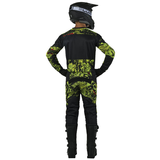 Motocross Jersey 242 O'Neal Element Attack Black / Neon Motocross Jersey