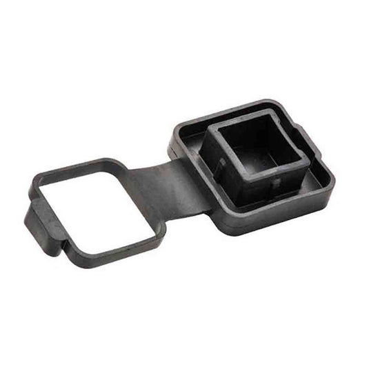 Black Rubber Hitch Tube Cover for 2 Inch Receivers