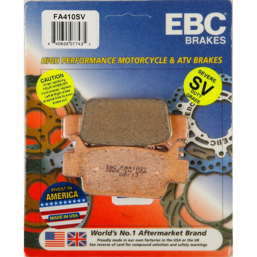 EBC 1 Pair SV Series Severe Duty Brake Pads MPN FA410SV