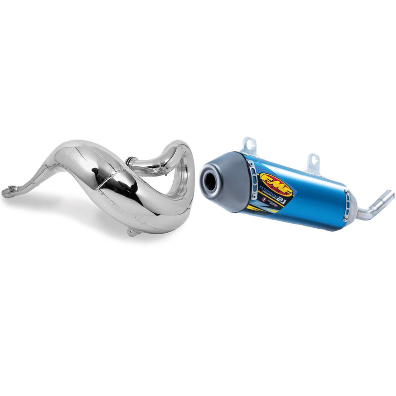 Load image into Gallery viewer, Fatty Exhaust Pipe &amp; Titanium Powercore 2.1 Silencer for HUSQVARNA TX 250 2017
