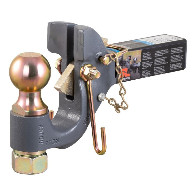 Load image into Gallery viewer, SecureLatch Receiver-Mount Ball &amp; Pintle Hitch (2&quot; Shank, 2-5/16&quot; Ball, 14K)
