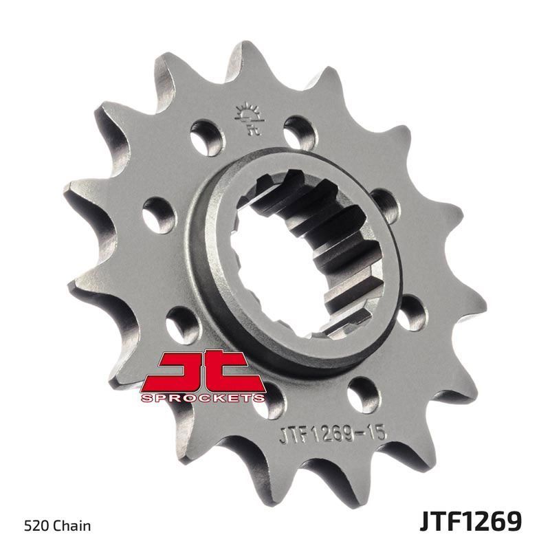 Load image into Gallery viewer, JT Sprockets Front Steel Countershaft Sprocket 15 Tooth 15T 520 Chain
