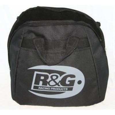 Load image into Gallery viewer, R&amp;G Racing Black Deluxe Helmet Bag For 2013-2018 Aprilia Caponord 1200
