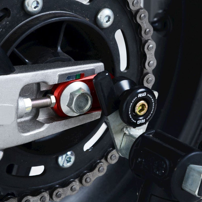 Load image into Gallery viewer, R&amp;G Racing Black Cotton Reels Offset For 2017-2020 Honda CBR250RR CR0059BK
