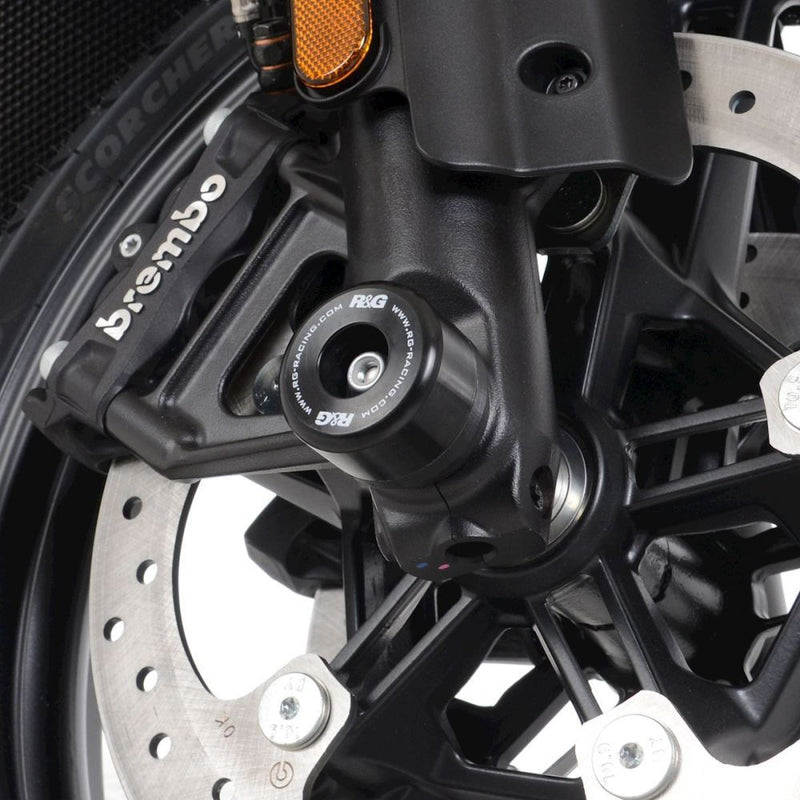 Load image into Gallery viewer, R&amp;G Racing Black Fork Protectors For 2021-2023 Harley-Davidson Pan America 1250 RA1250
