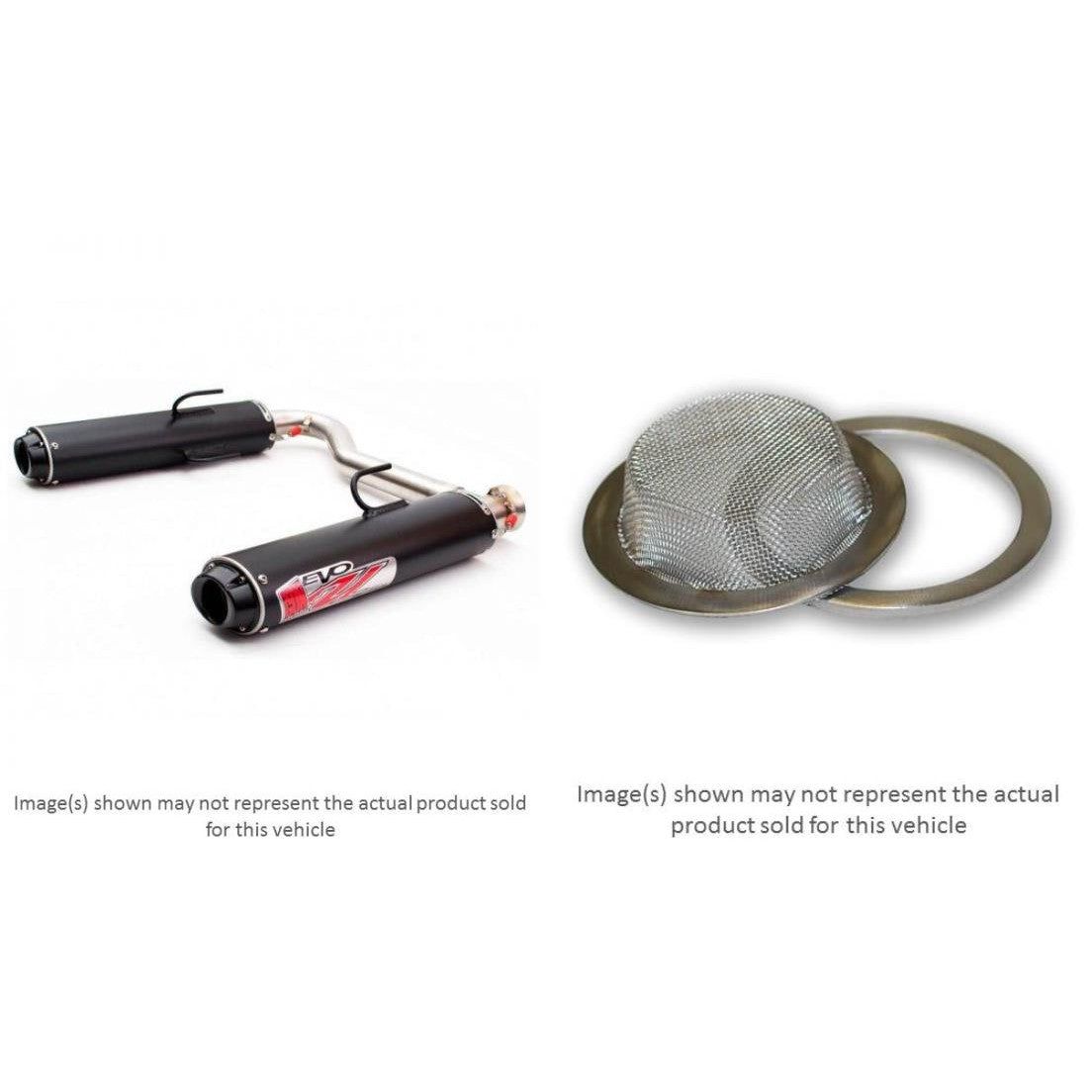 EVO U Dual Slip On Muffler & Arrestor Kit POLARIS SCRAMBLER XP 1000 2014-2016