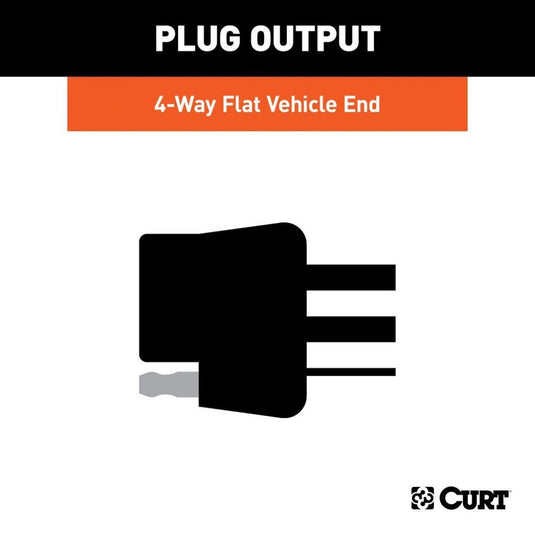 T-Connector Custom 4-Flat, 2005-2010 Honda Odyssey, OEM Tow Package Required (Replaced RE-63107)