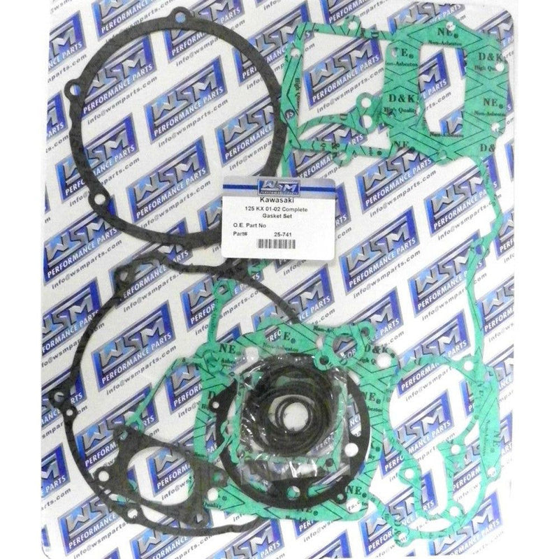 Load image into Gallery viewer, WSM Complete Gasket Kit For Kawasaki 125 KX 01-02 25-741
