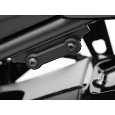 Load image into Gallery viewer, R&amp;G Racing Black Rear Foot Rest Delete Blanking Plates For 2011-2013 Yamaha FZ8 Fazer 800
