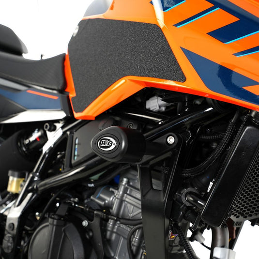 R&G Racing Black Aero Style Crash Protectors For 2024-2025 KTM 125 Duke