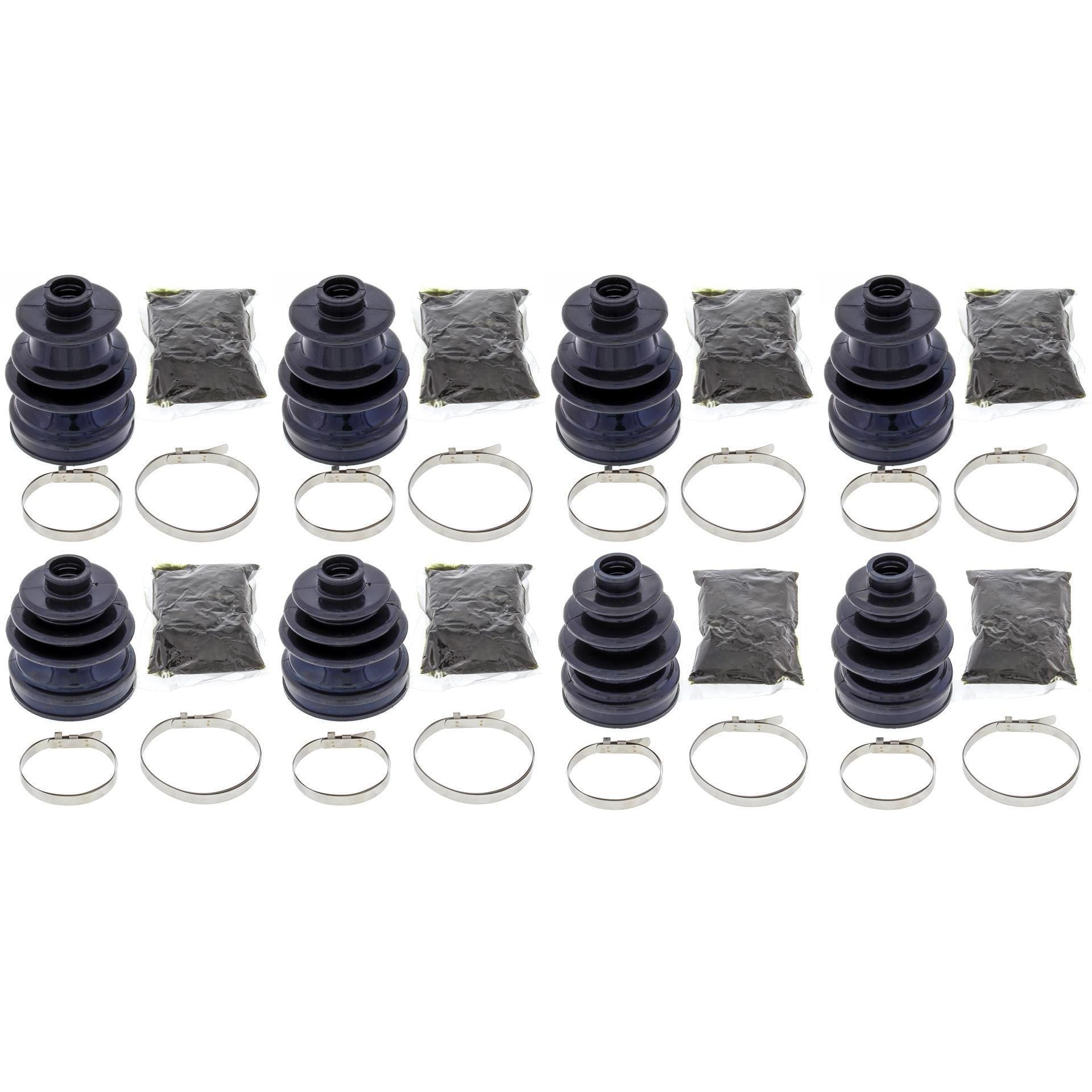 Compl Front & Rear Inner & Outer CV Boot Repair Kit Pioneer 700-4 SXS700M4 14-15