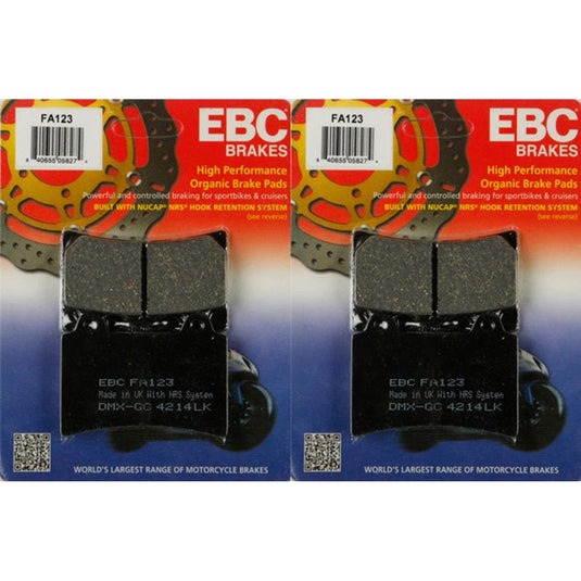 EBC Brake Pad Front Kit FA123 for Yamaha Royal Star Boulevard 1300 1999-2001
