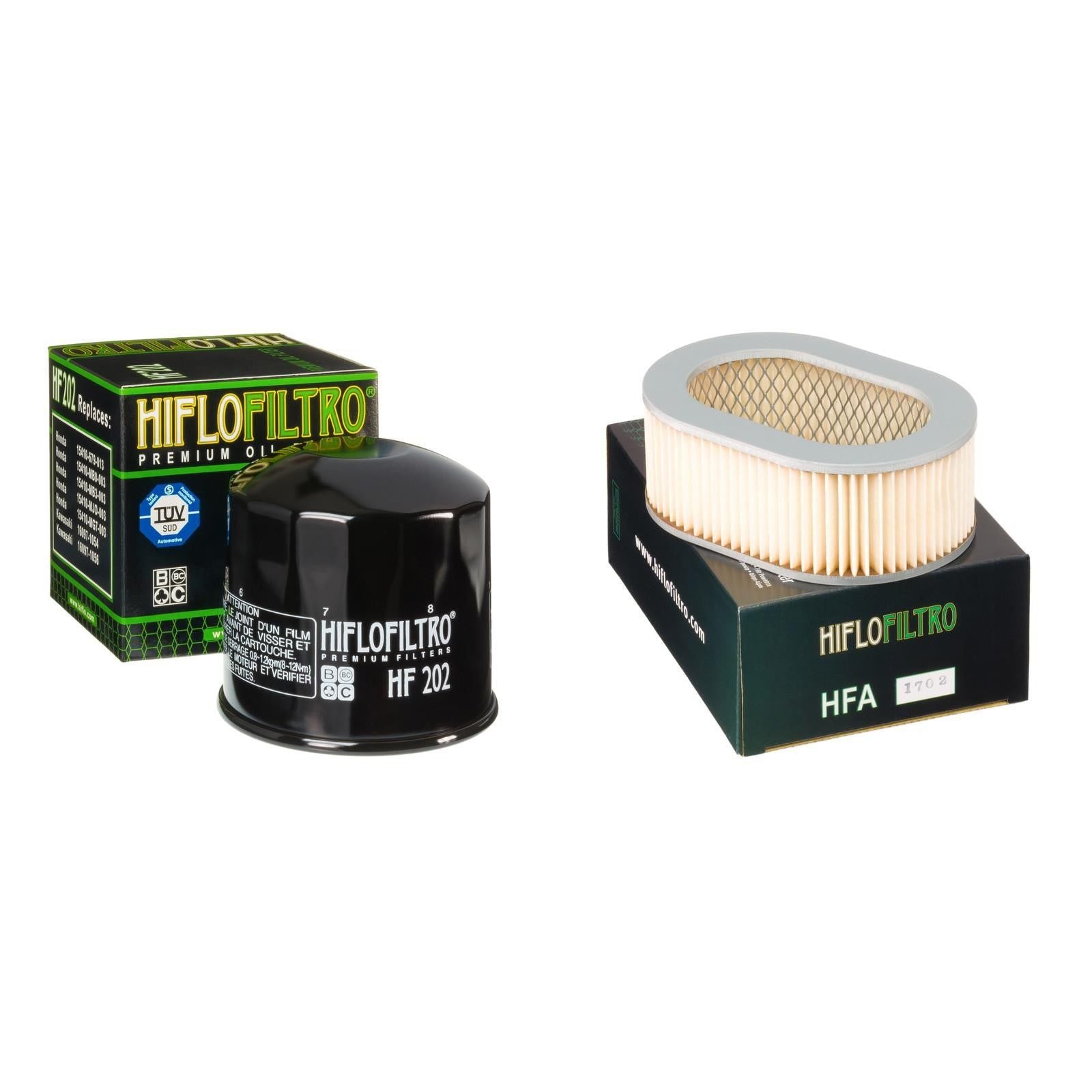 HIFLO FILTRO Oil and Air Filter Kit for HONDA VF750 C V45 Magna RC09 82-83