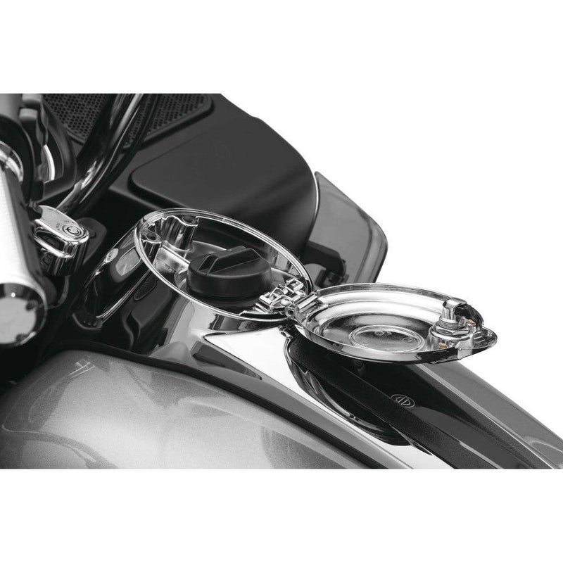 Load image into Gallery viewer, Kuryakyn Chrome Easy Fill Fuel Door 6998
