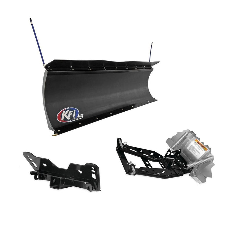 Load image into Gallery viewer, KFI 66&quot; UTV Snow Plow Kit Pro-Poly Blade - For Polaris Honda Yamaha Kubota
