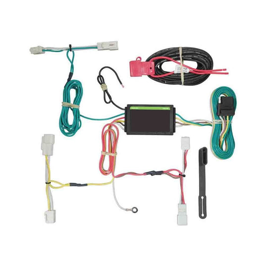 Rigid Hitch (R3-0393) Class III 2 Inch Receiver Trailer Hitch Bundle - Includes Ball Mount and Custom Wiring Harness fits 2015-2020 Toyota Sienna (Except SE Model)