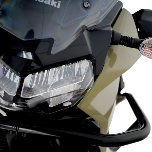 R&G Racing Clear Acrylic Headlight Shield For 2022-2024 Kawasaki KLR650